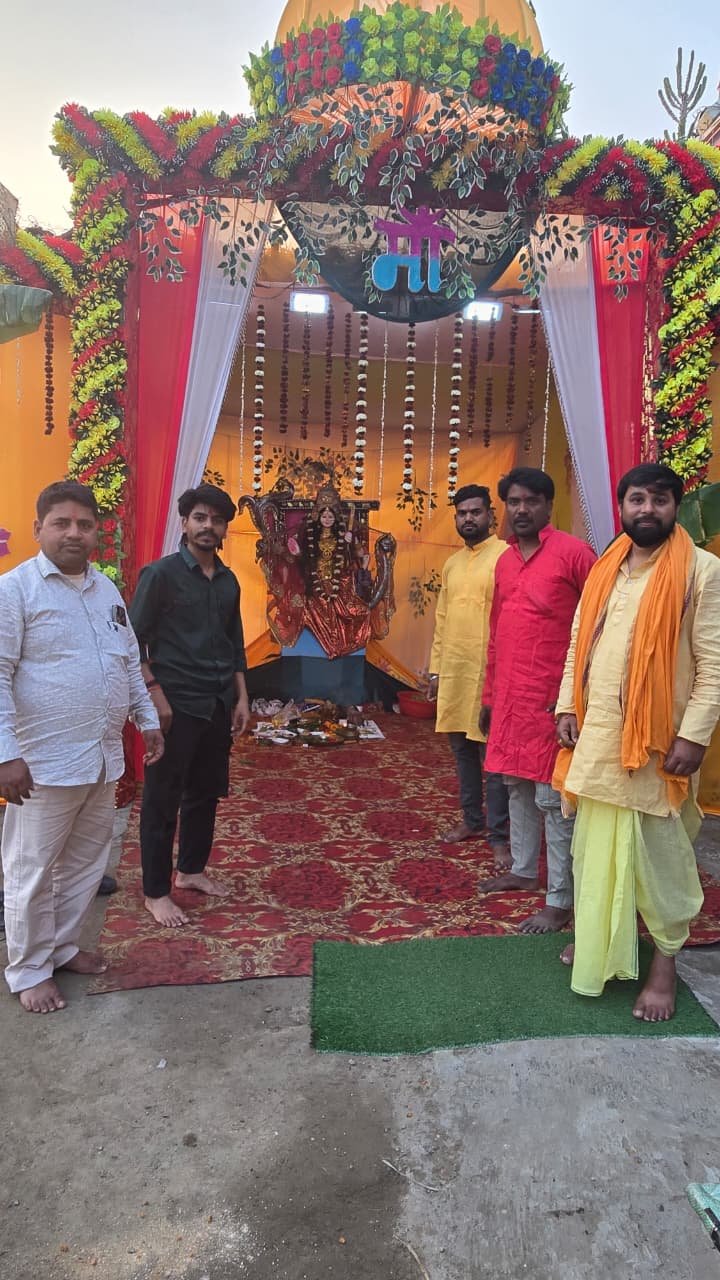 Sarswati Puja Pandal